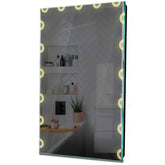 Specchio LED Verticale | Controllo tramite interruttore a muro | Luce bianca calda - Reyze Serie Edge Modello 4